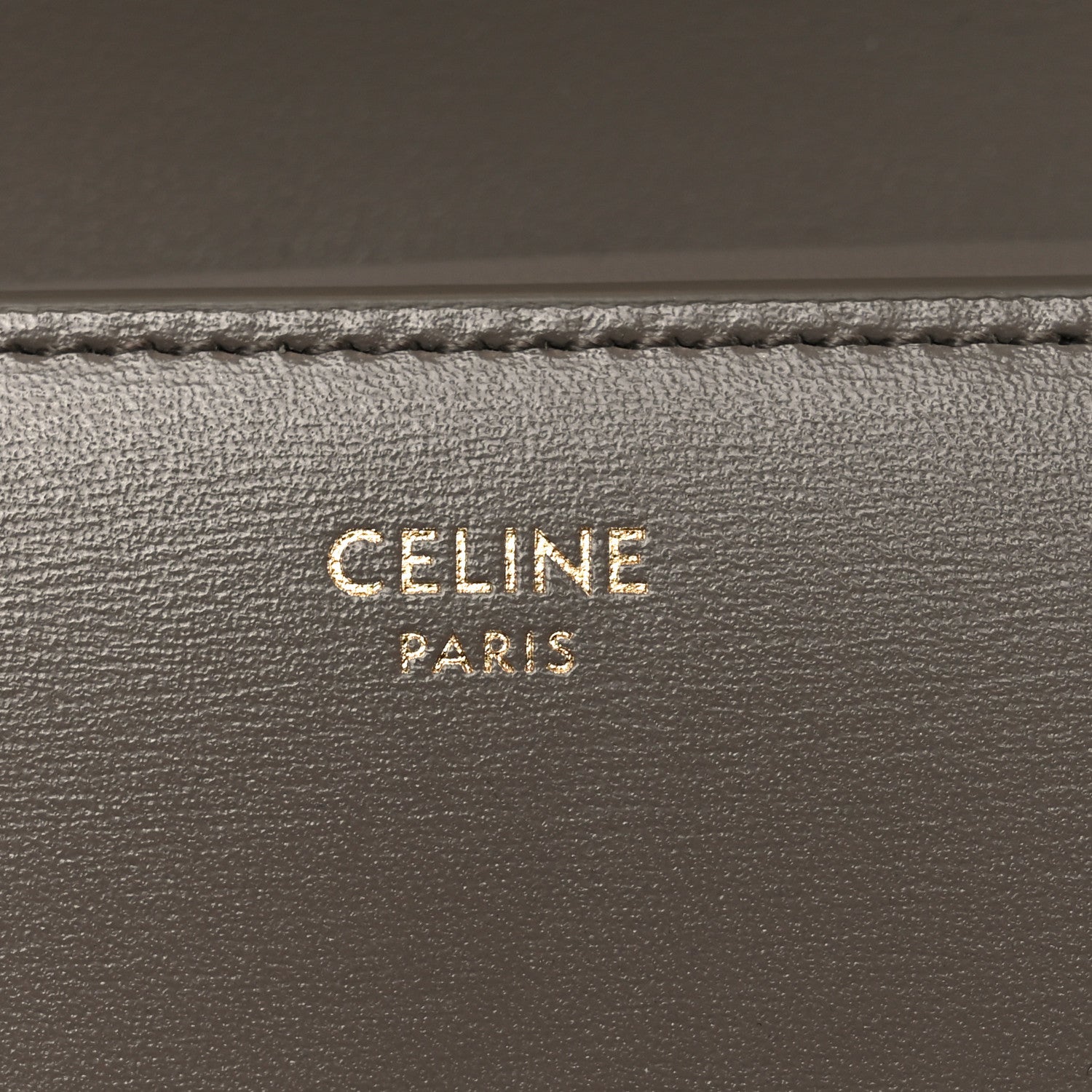 Celine Shiny Calfskin Small Triomphe Wallet Pebble 6 of 7