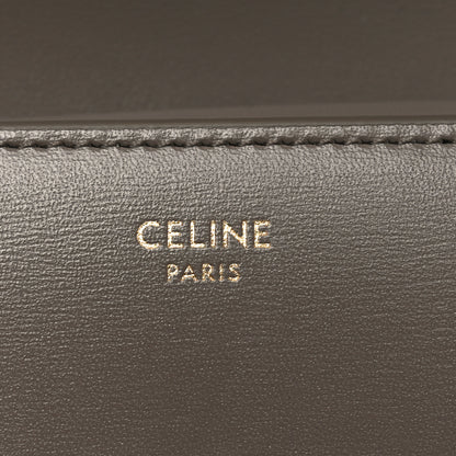 Celine Shiny Calfskin Small Triomphe Wallet Pebble 6 of 7