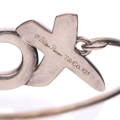 Tiffany Sterling Silver Paloma Picasso Love & Kisses Bangle Bracelet 4 of 7