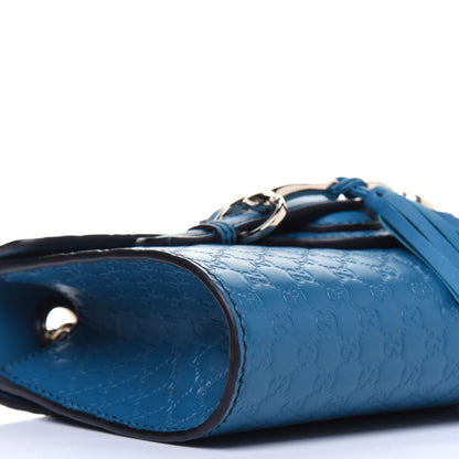 Gucci Microguccissima Mini Emily Shoulder Bag Deep Cobalt 11 of 13