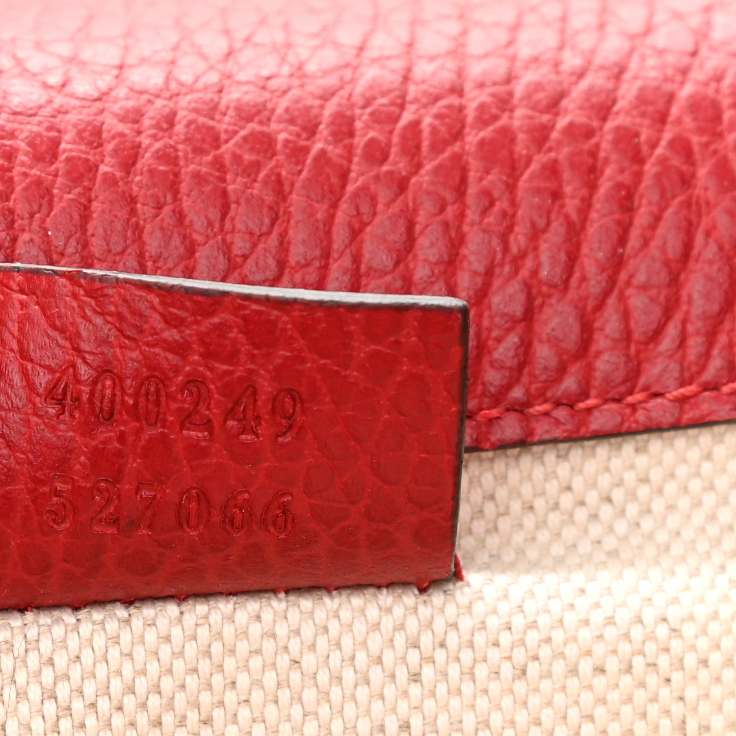 Gucci Dollar Calfskin Swarovski Crystal Small Dionysus Shoulder Bag Hibiscus Red 7 of 14