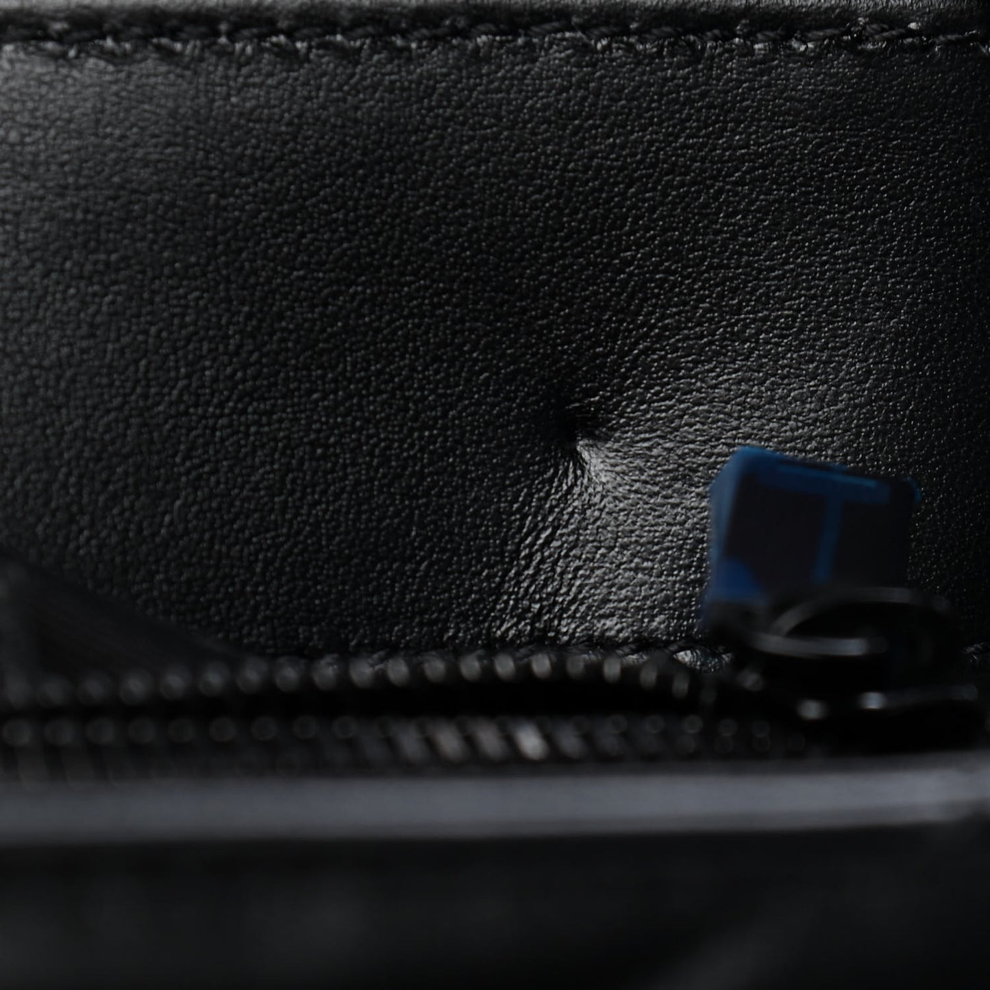 Calfskin Y Quilted Monogram Medium Loulou Chain Satchel Black