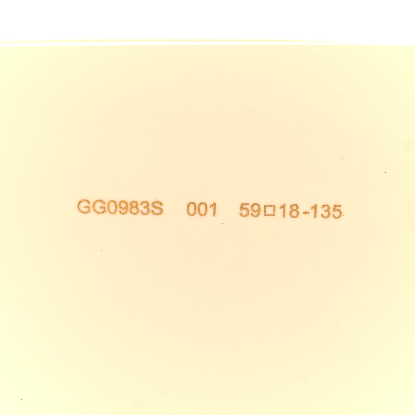 Acetate Monogram Shield Sunglasses GG0983S White