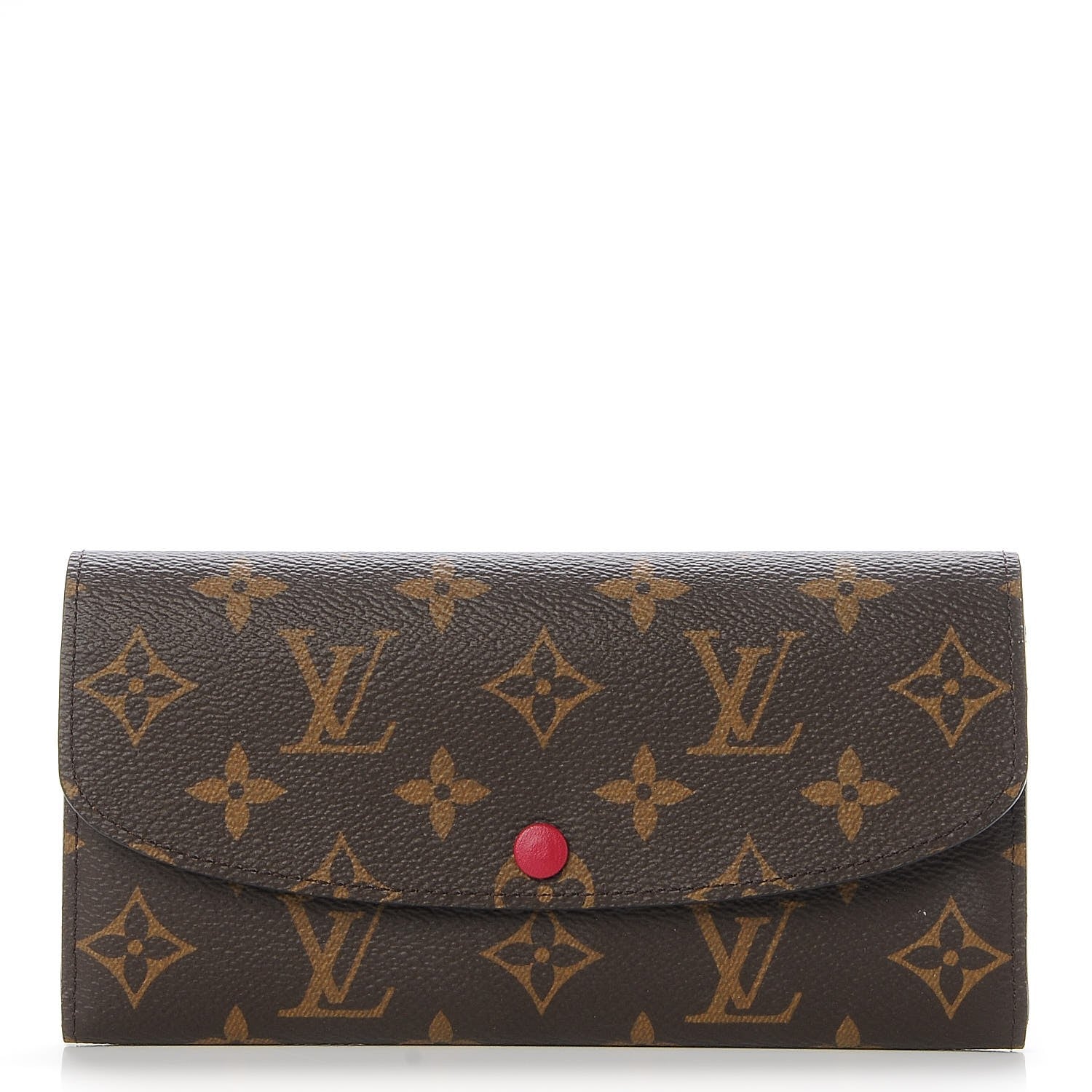 Louis Vuitton Monogram Emilie Wallet Fuchsia 1 of 7