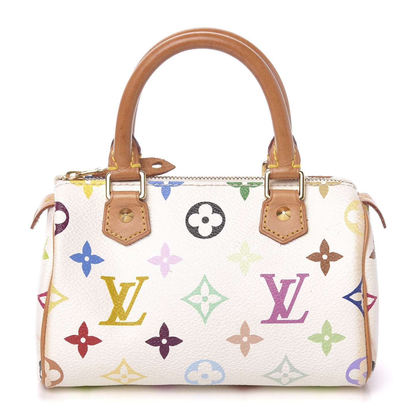 Monogram Multicolor Mini Sac HL Speedy White