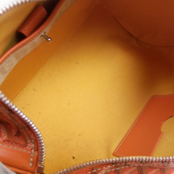 Goyardine Amakios PM Bowler Tote Bag Orange