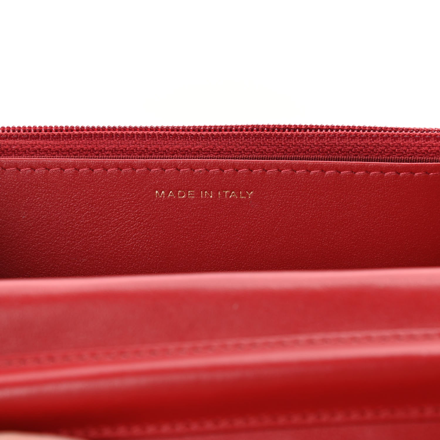 Chanel Caviar Camellia Embossed Wallet On Chain WOC Red 7 of 10