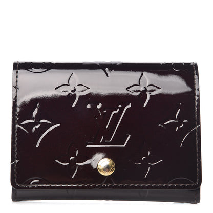 Louis Vuitton Vernis Business Card Holder Amarante 1 of 8