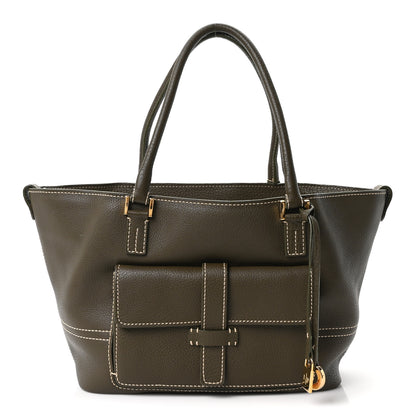 Loro Piana Odessa Mini Globe Shoulder Bag Green 1 of 9