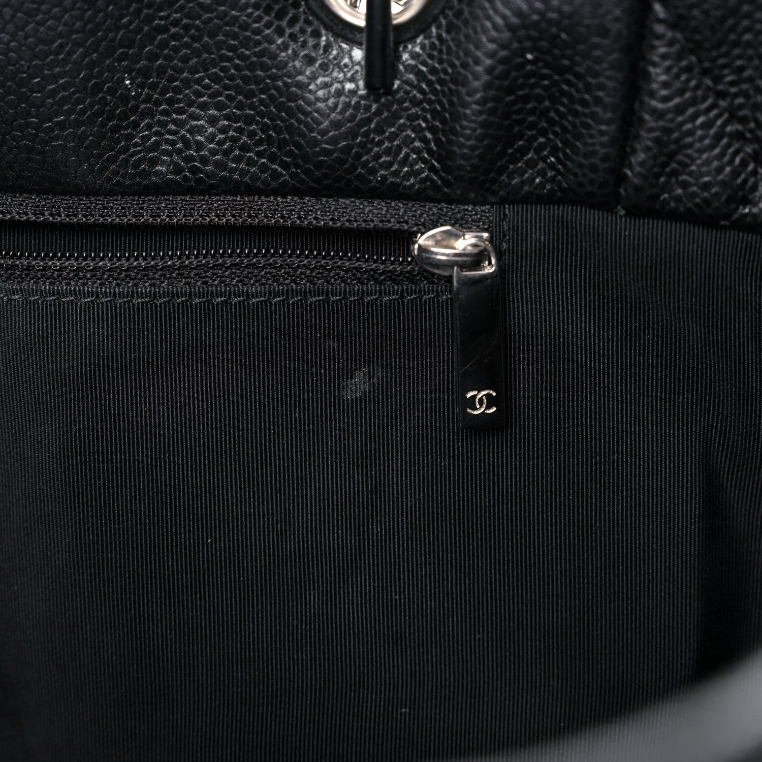 Chanel Soft Caviar Large Timeless CC Shopping Tote Black 11 of 16