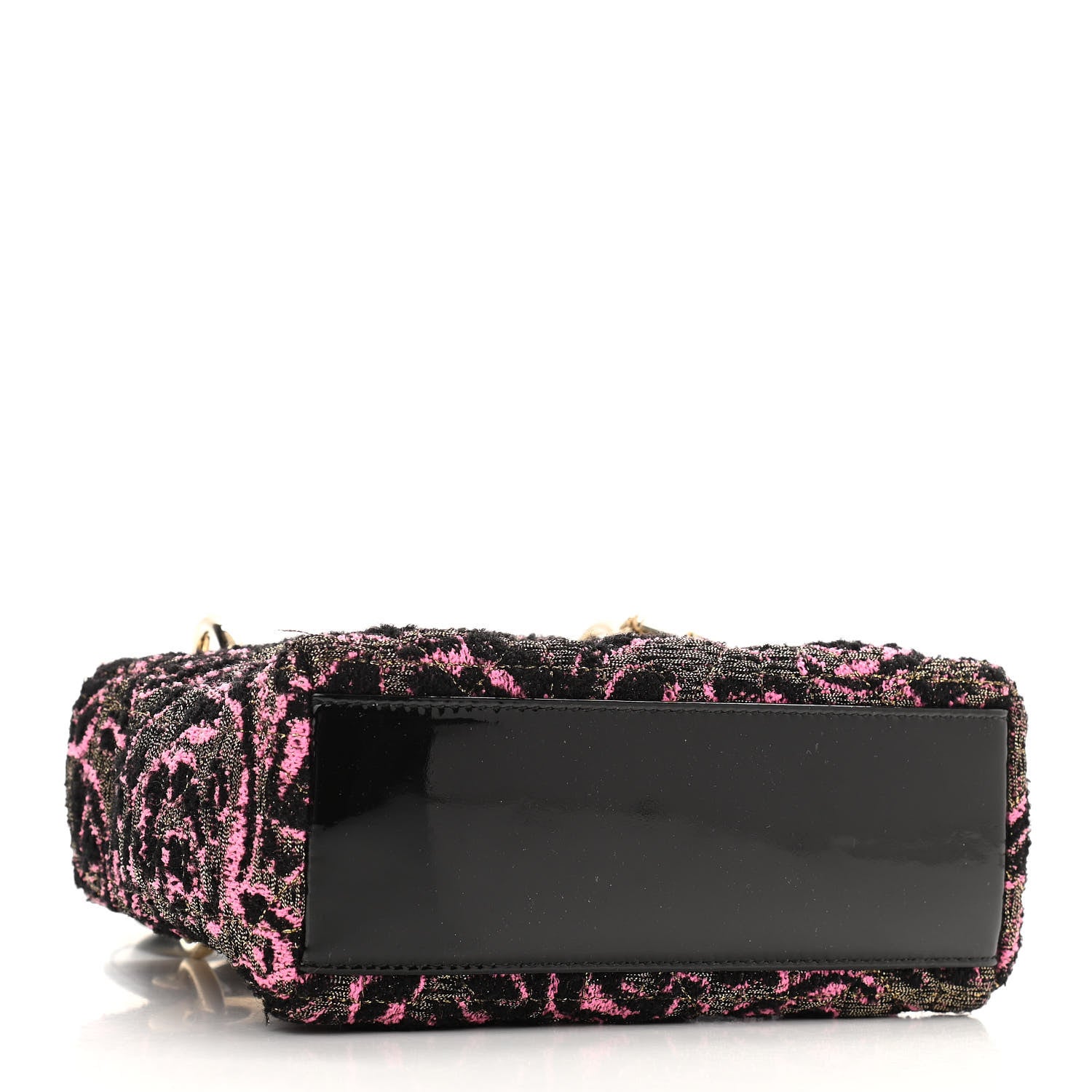 Christian Dior Patent Tweed Embroidered Mini Lady Dior Multicolor 4 of 9