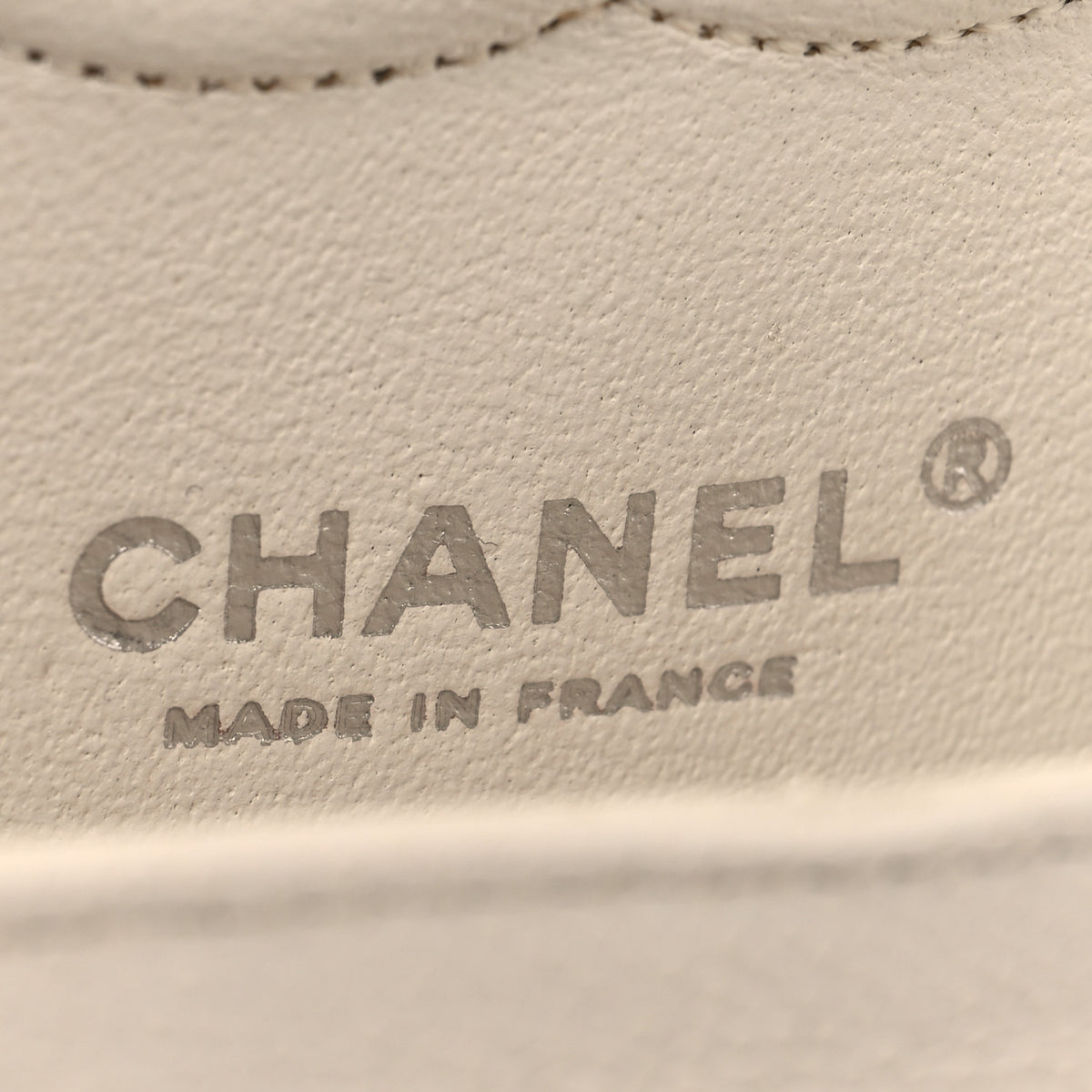 Chanel Caviar Quilted Medium Double Flap White 6 of 12