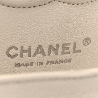 Chanel Caviar Quilted Medium Double Flap White 6 of 12