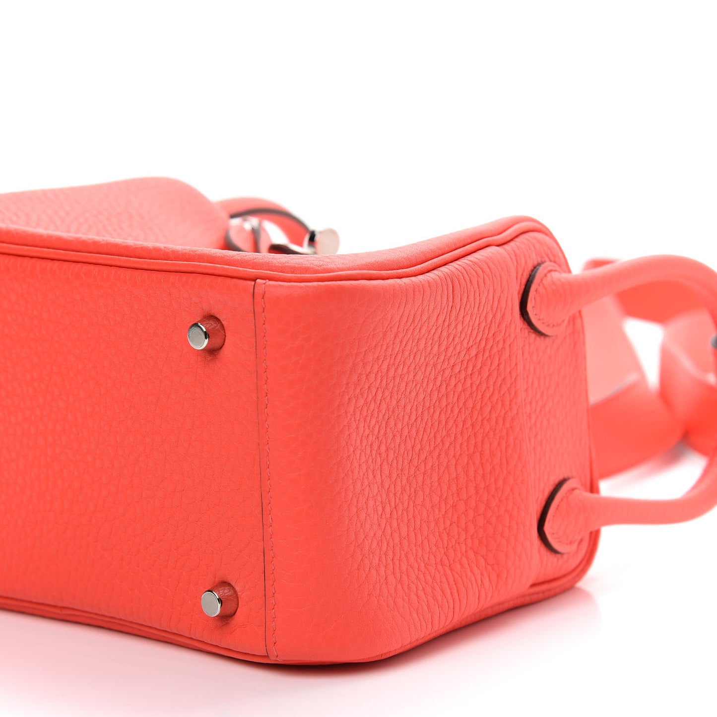 Taurillon Clemence Mini Lindy 20 Rose Texas