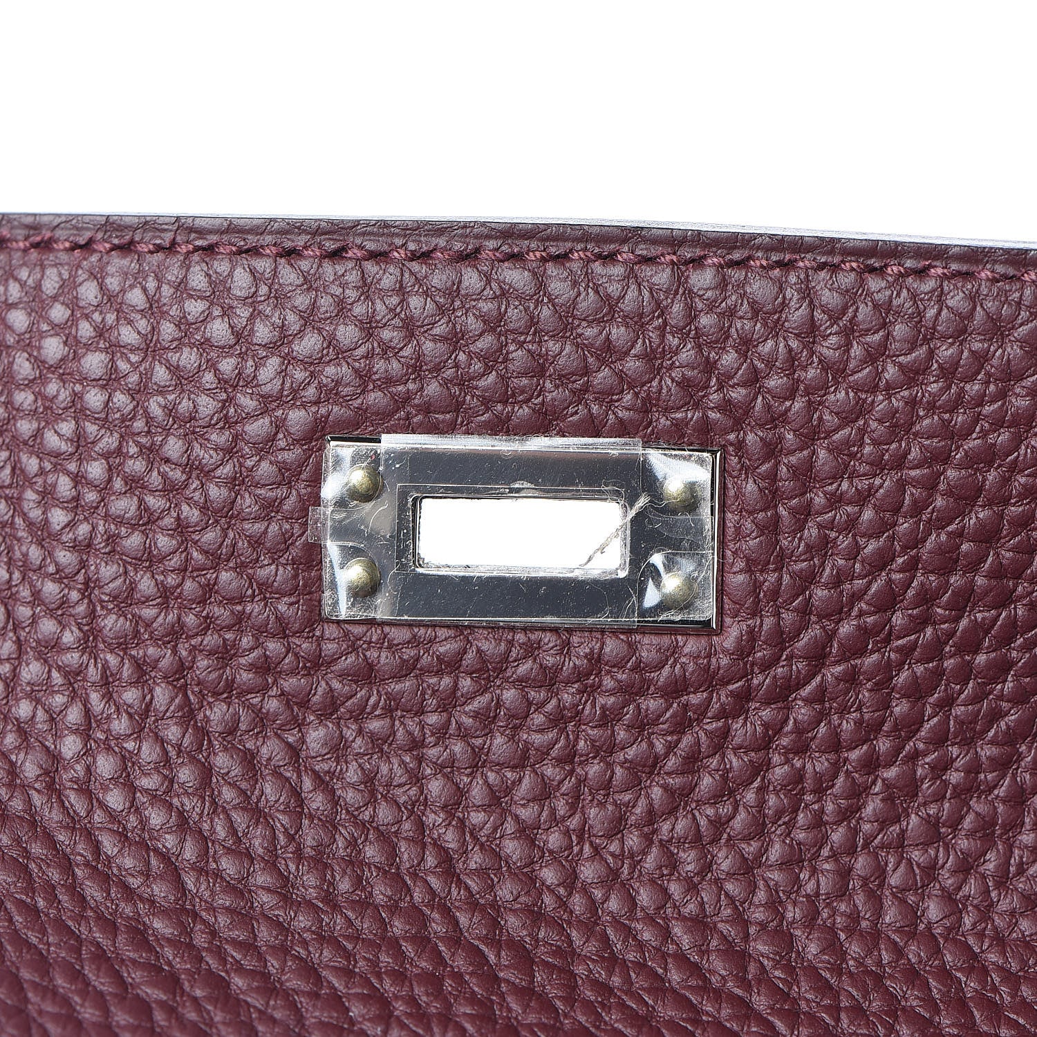Hermes Togo Kelly Retourne 25 Bordeaux 22 of 37