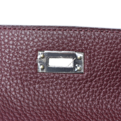 Hermes Togo Kelly Retourne 25 Bordeaux 22 of 37