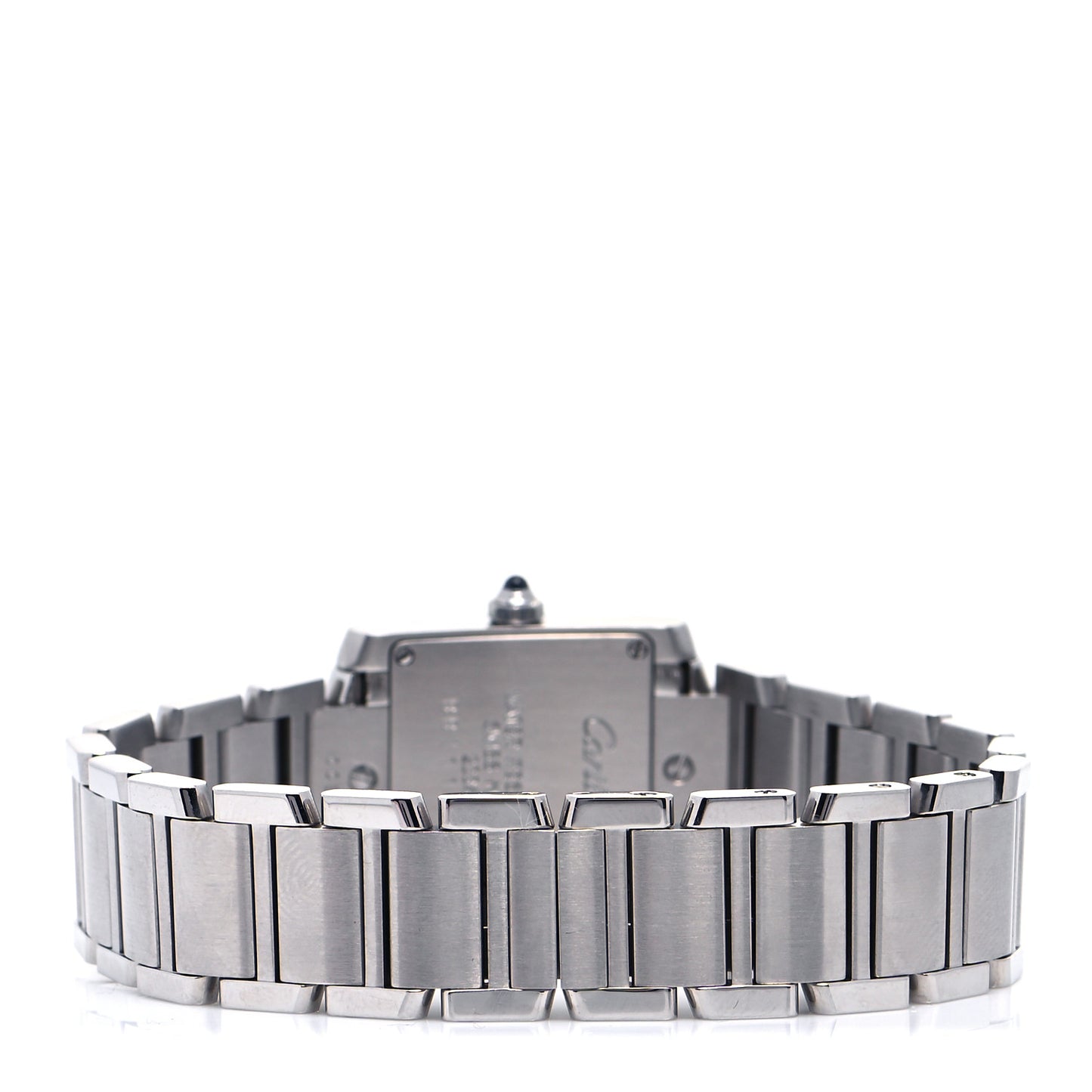 Stainless Steel 20mm Tank Francaise Quartz Watch