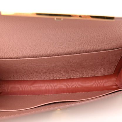 Salvatore Ferragamo Hammered Calfskin Gancini Icona Mini Bag Pink 5 of 9