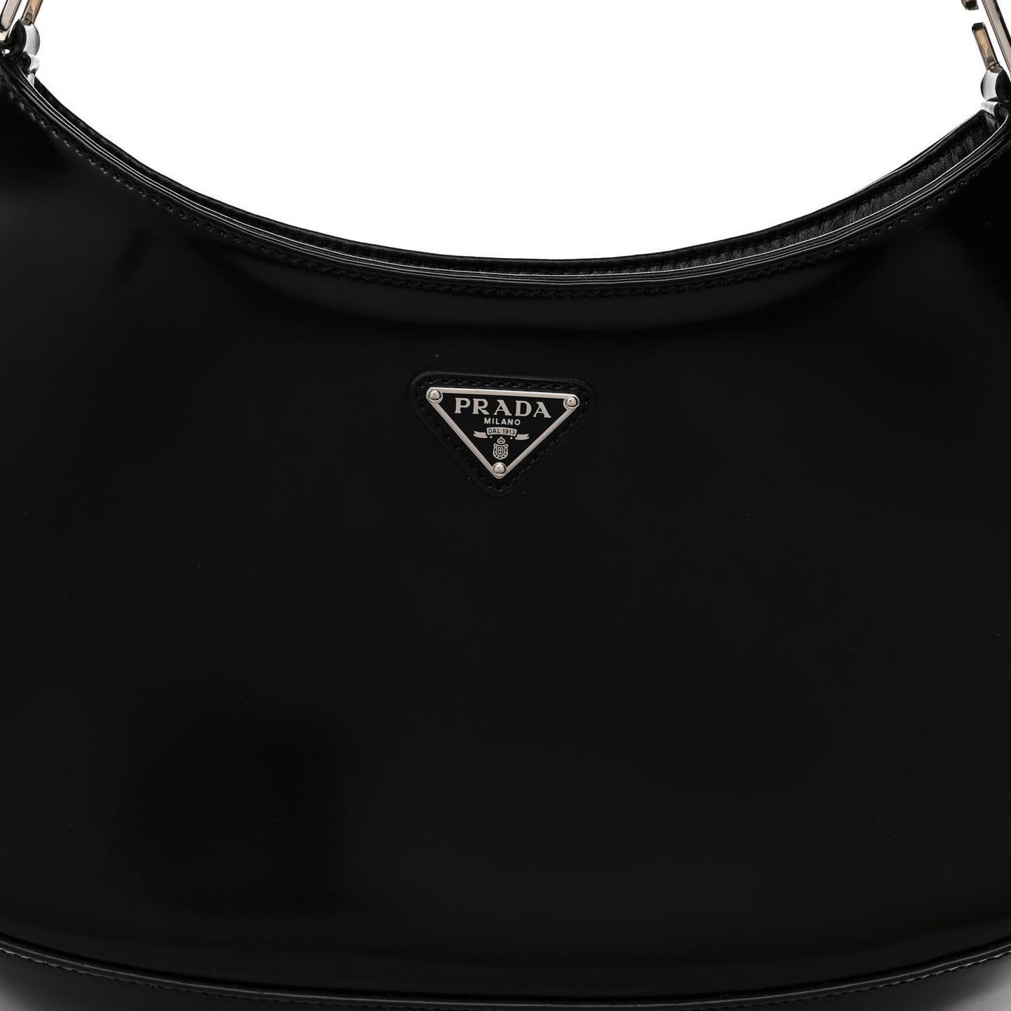 Spazzolato Cleo Shoulder Bag Black