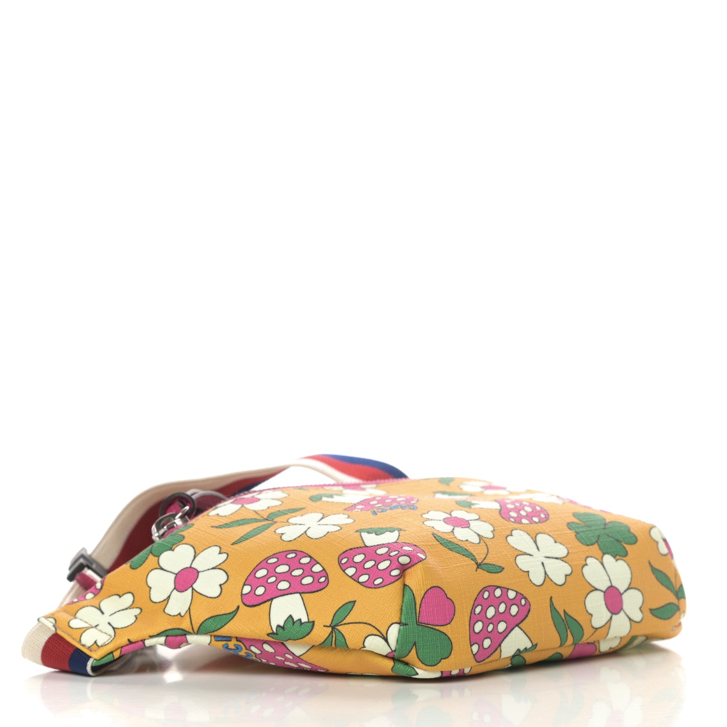 Gucci Supreme Childrens Mushroom Print Belt Bag Yellow 4 of 10