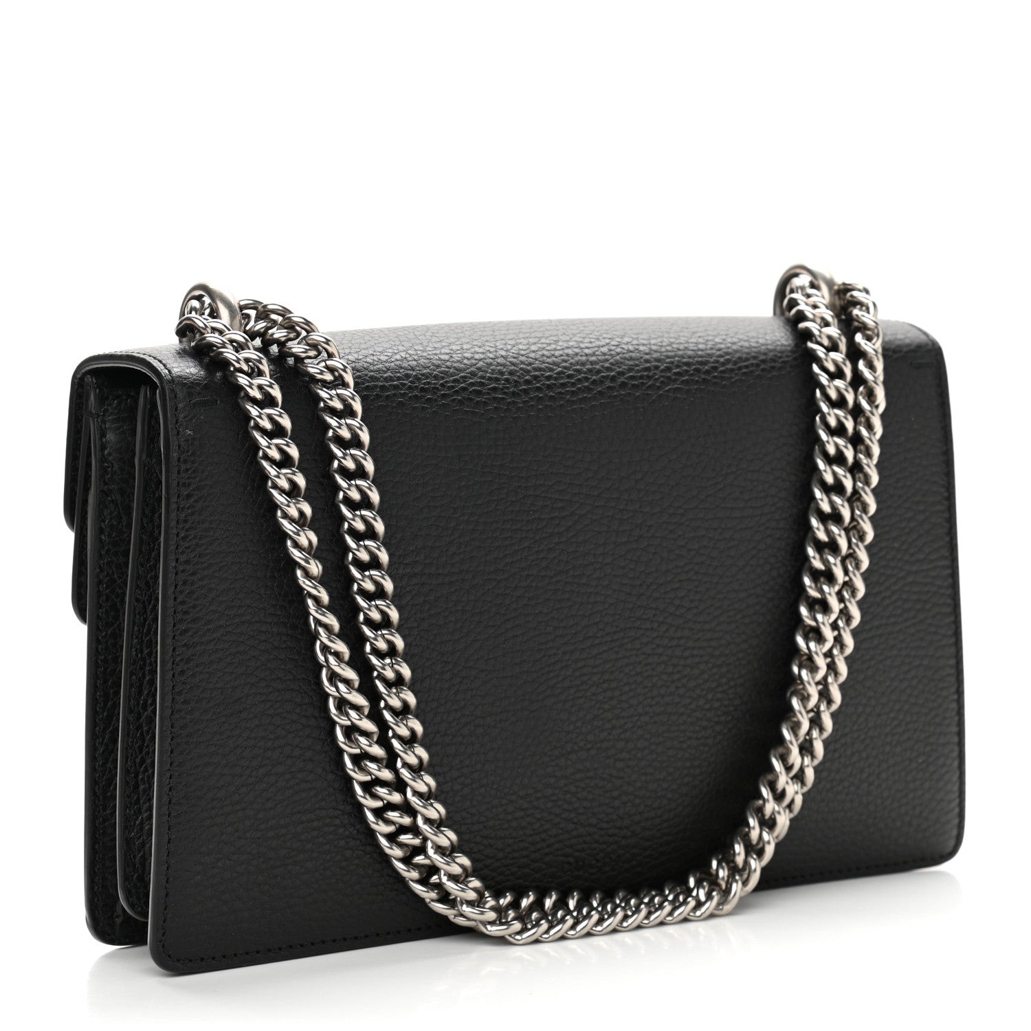 Gucci Pebbled Calfskin Small Dionysus Shoulder Bag Black 3 of 11