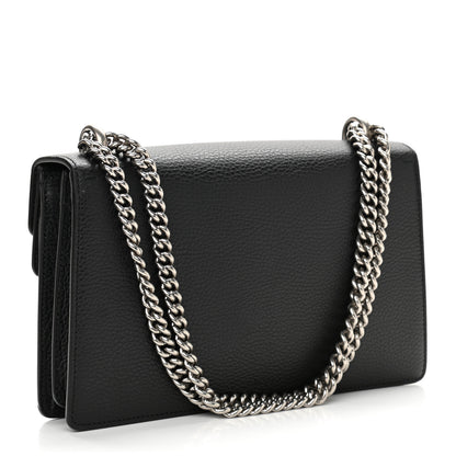 Gucci Pebbled Calfskin Small Dionysus Shoulder Bag Black 3 of 11
