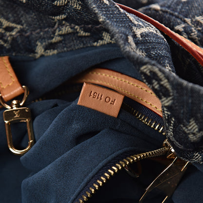 Louis Vuitton Denim Daily GM Gris Blue 7 of 9