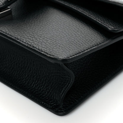 Gucci Dollar Calfskin Enamel Small Dionysus Shoulder Bag Black Electric Blue 11 of 11