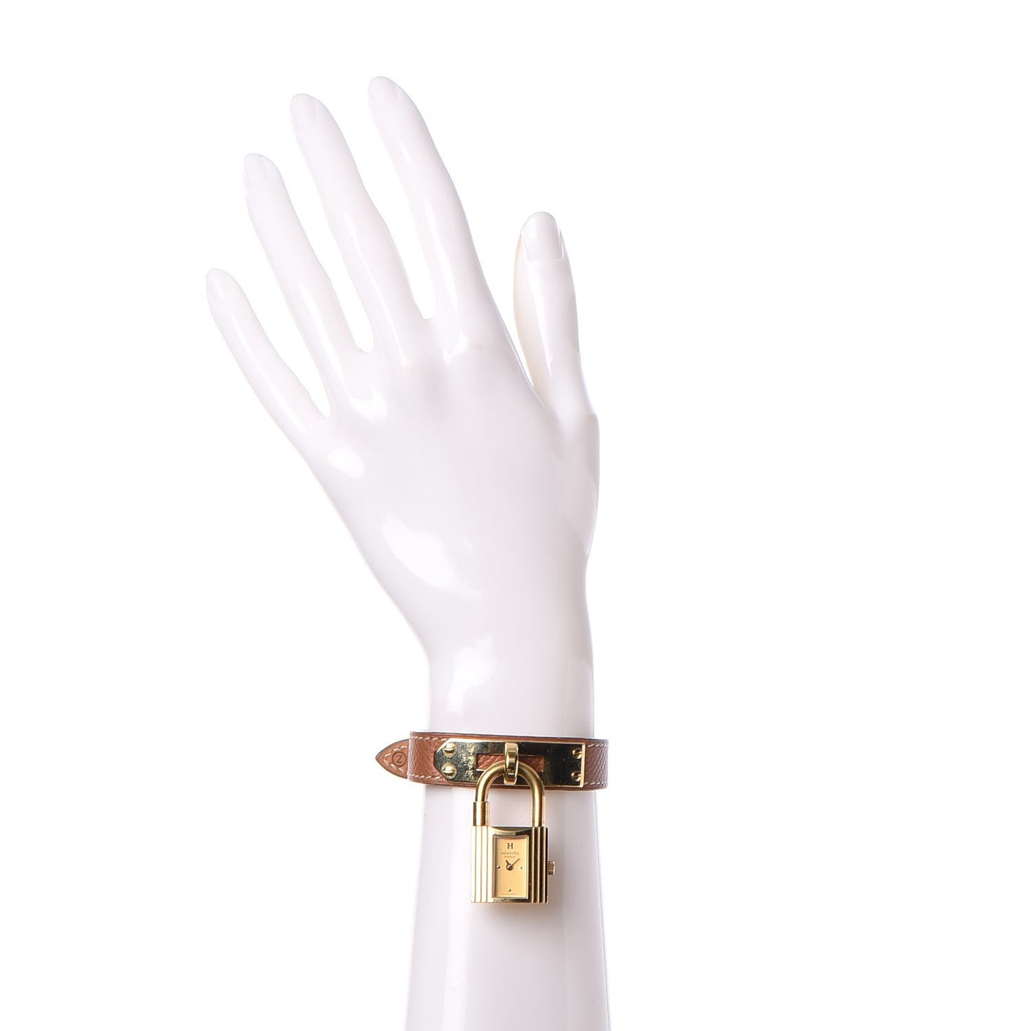 Stainless Steel Courchevel 20mm Kelly Cadena Quartz Watch Gold