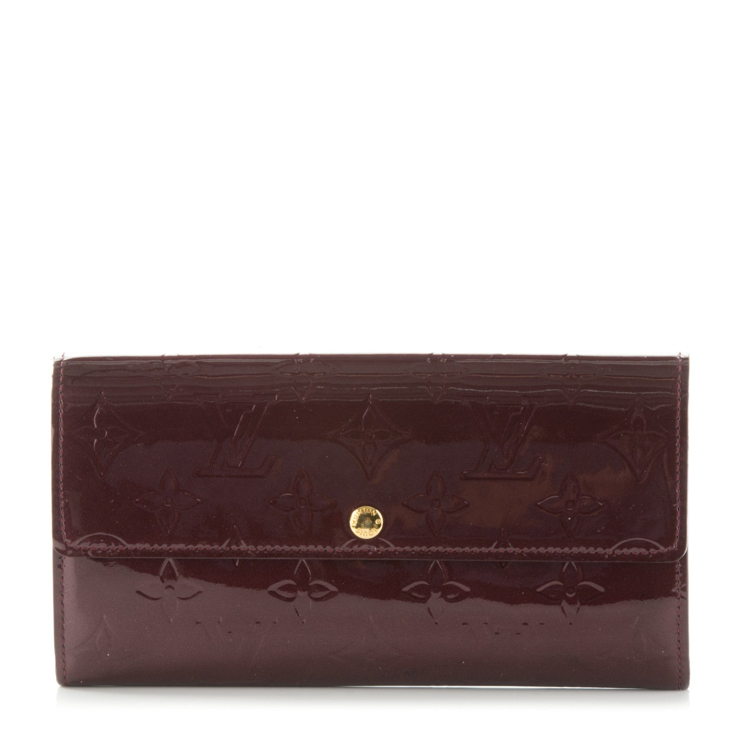 Louis Vuitton Vernis Sarah Wallet Rouge Fauviste 1 of 7