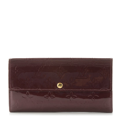 Louis Vuitton Vernis Sarah Wallet Rouge Fauviste 1 of 7