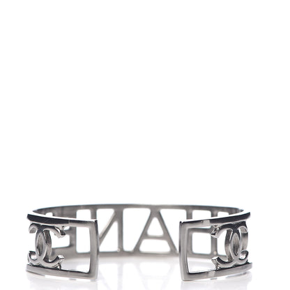 Chanel Ruthenium Logo Cuff 3 of 4