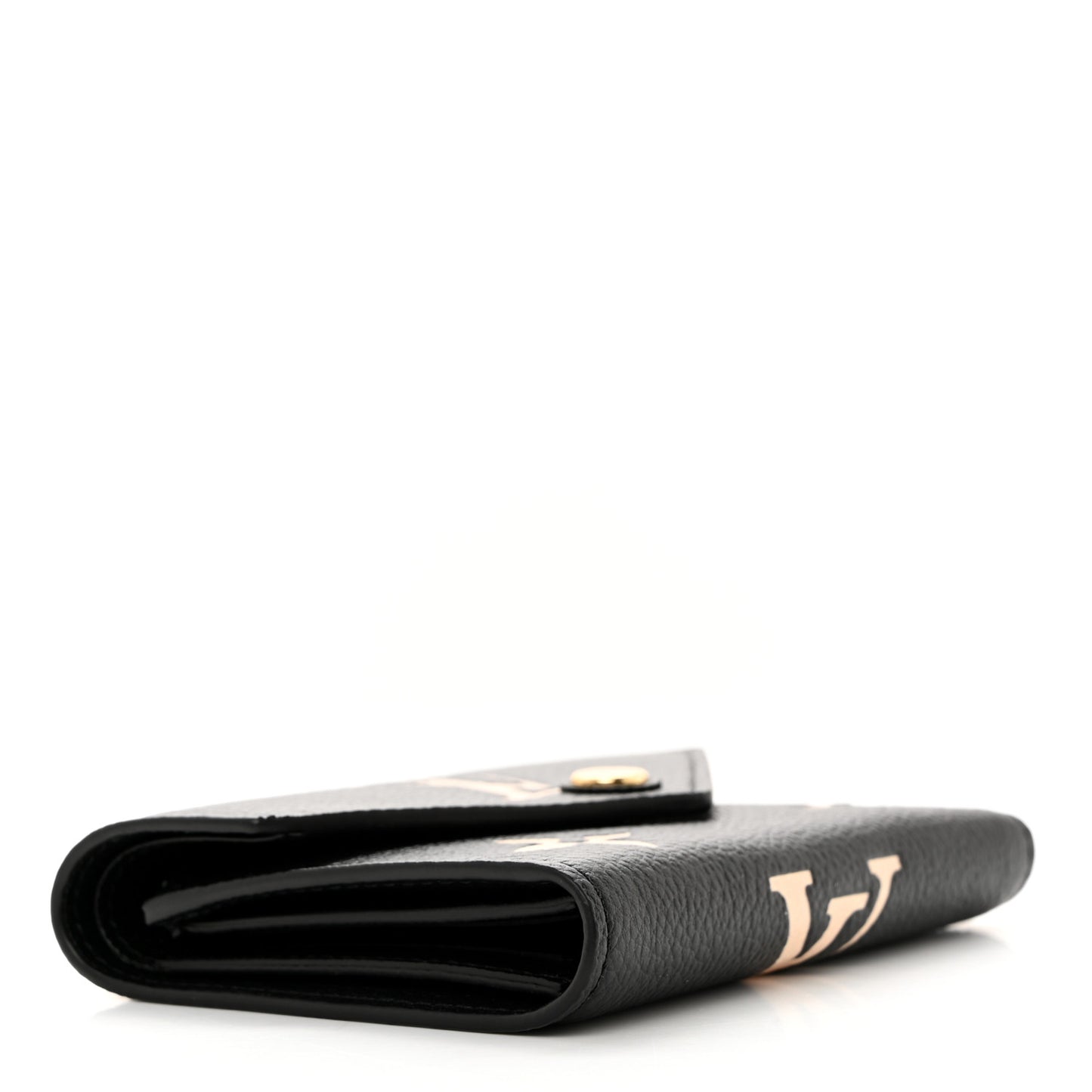 Empreinte Monogram Giant Victorine Wallet Black Beige