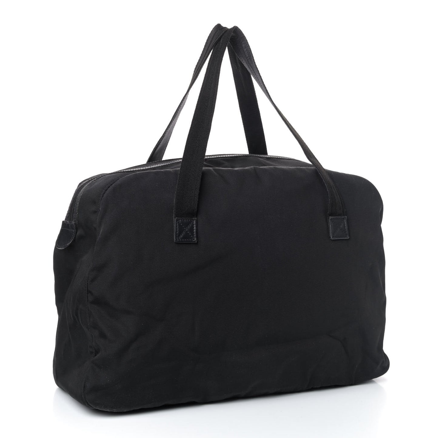 Nylon Large Duffle Bag Black