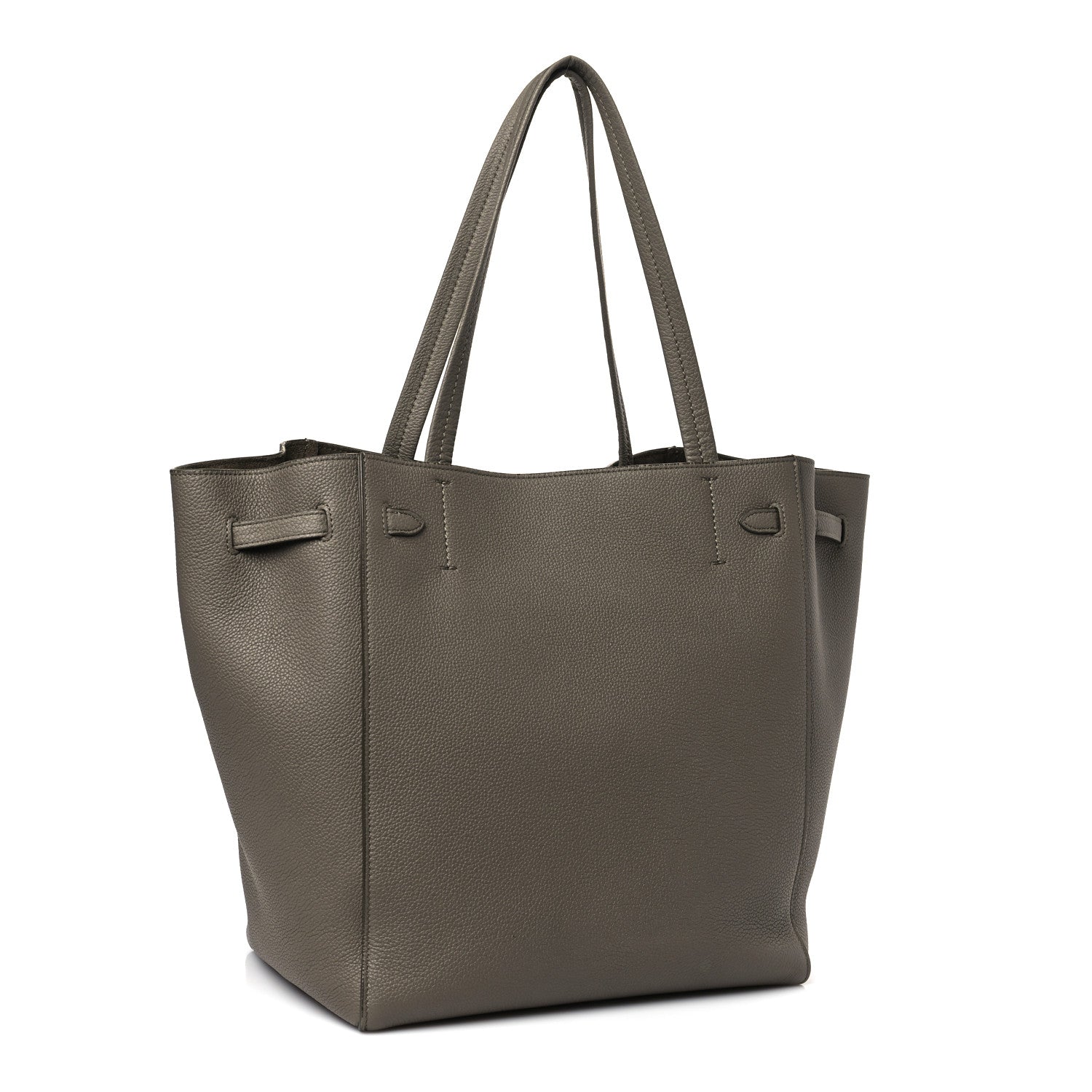 Celine Soft Grained Calfskin Small Belt Cabas Phantom Taupe 3 of 9