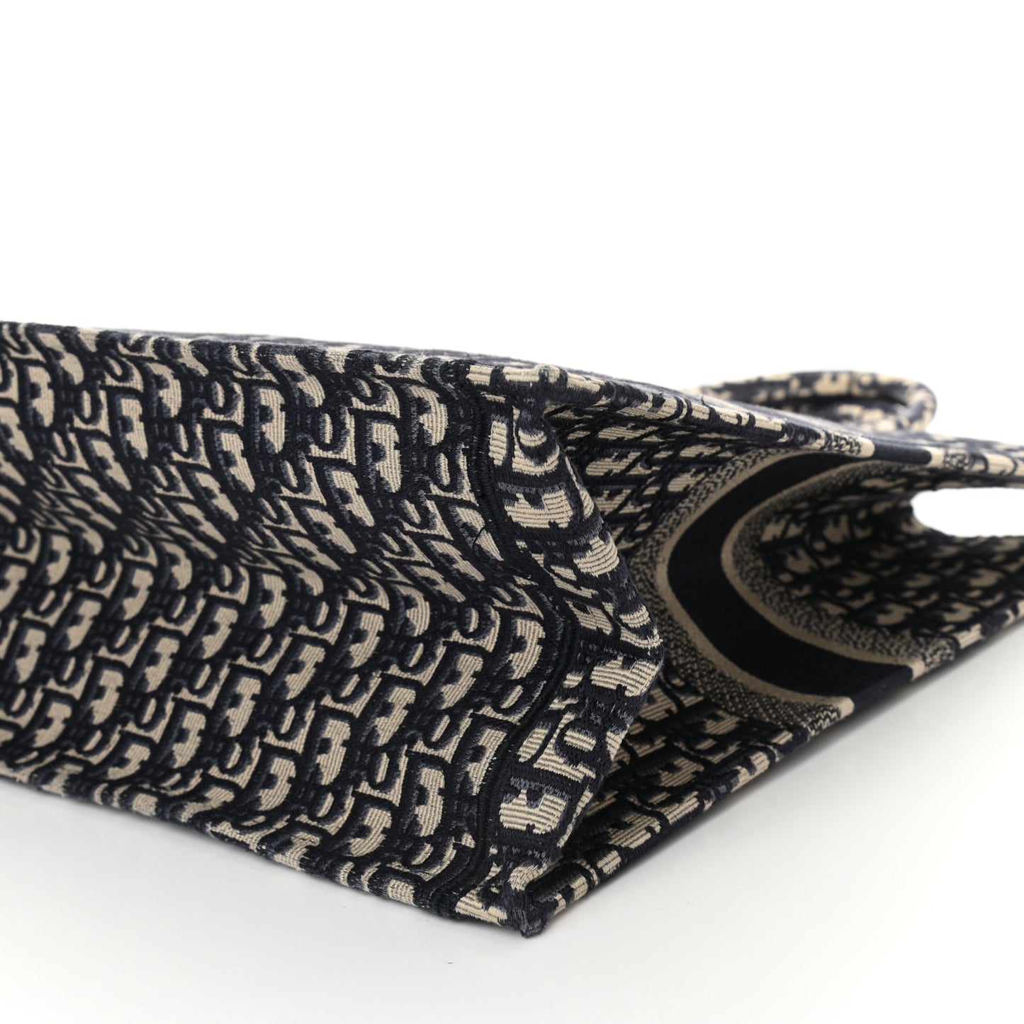 Oblique Large Book Tote Blue Multicolor