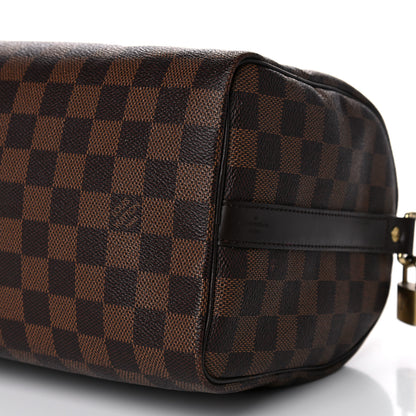 Louis Vuitton Damier Ebene Speedy Bandouliere 25 10 of 22