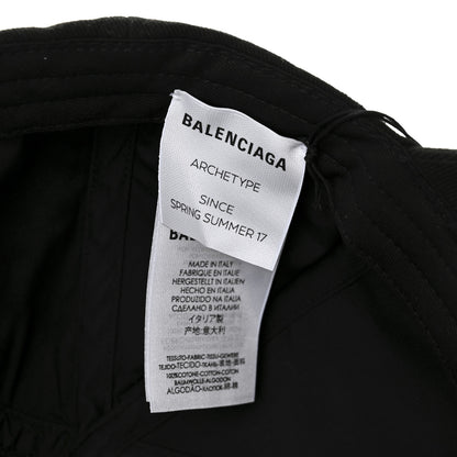 Balenciaga Cotton Drill Logo New Baseball Hat L Black 8 of 8