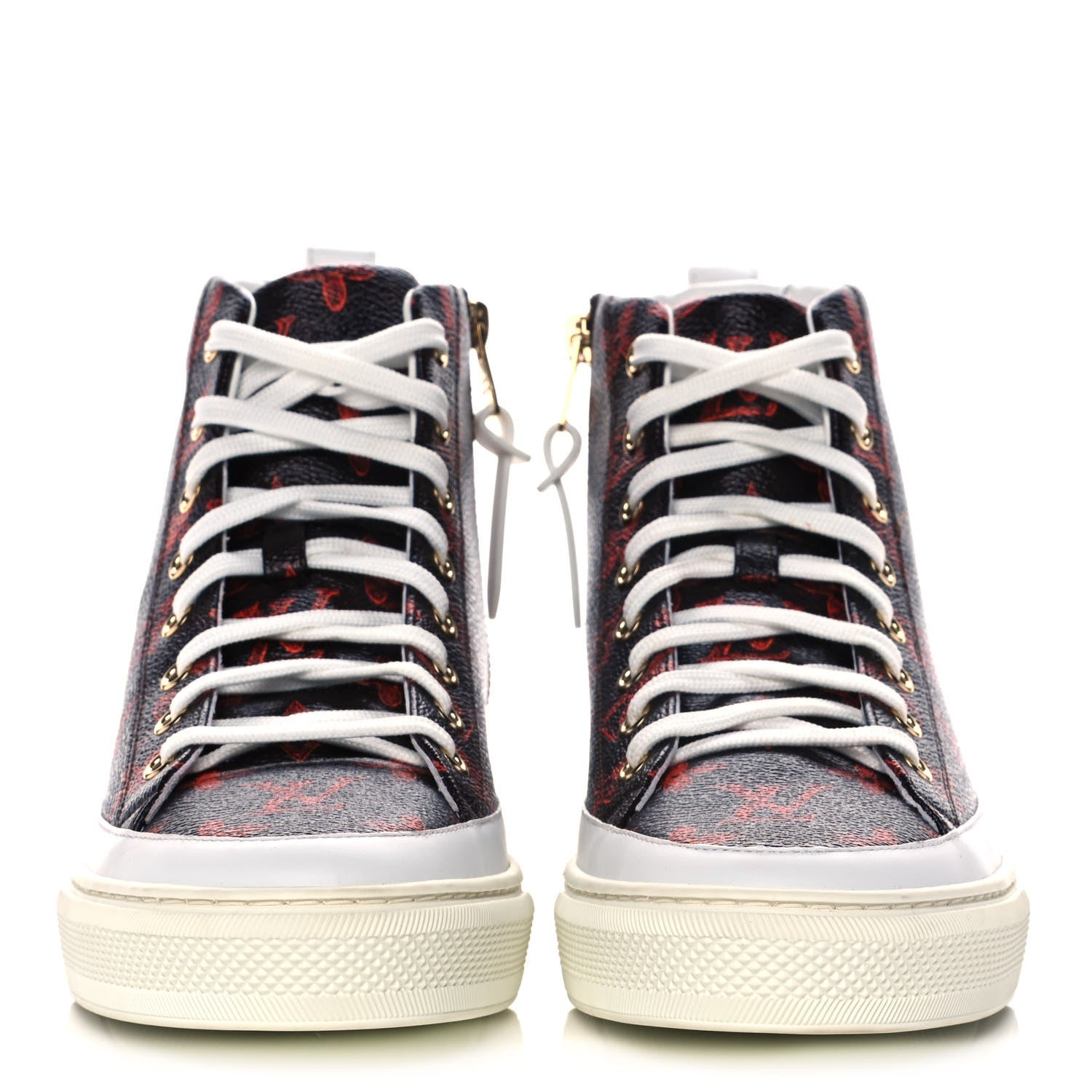 Louis Vuitton Catogram Stellar Sneaker Boots 39 Marron 2 of 10