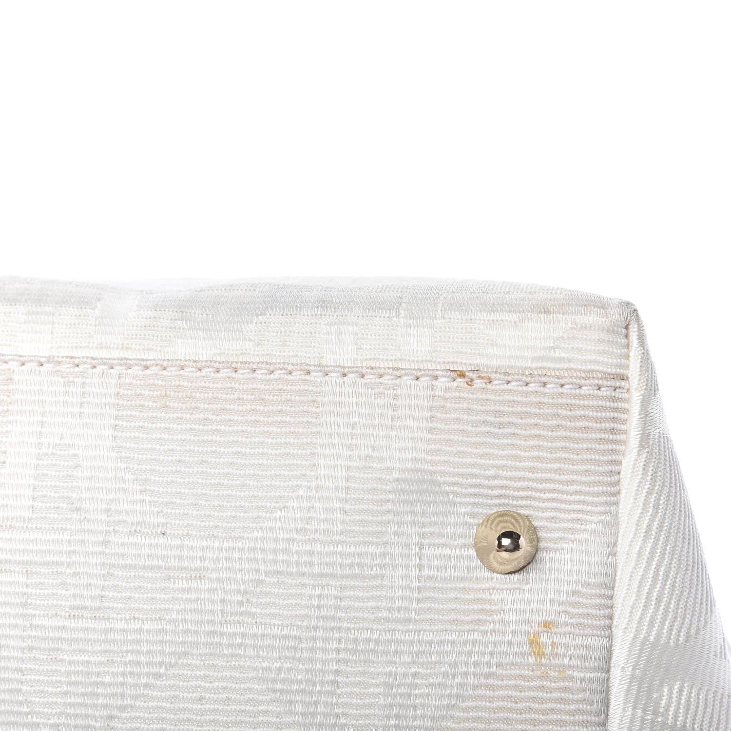 Christian Dior Canvas Cannage Small Soft Lady Dior Shopping Tote White 15 of 16