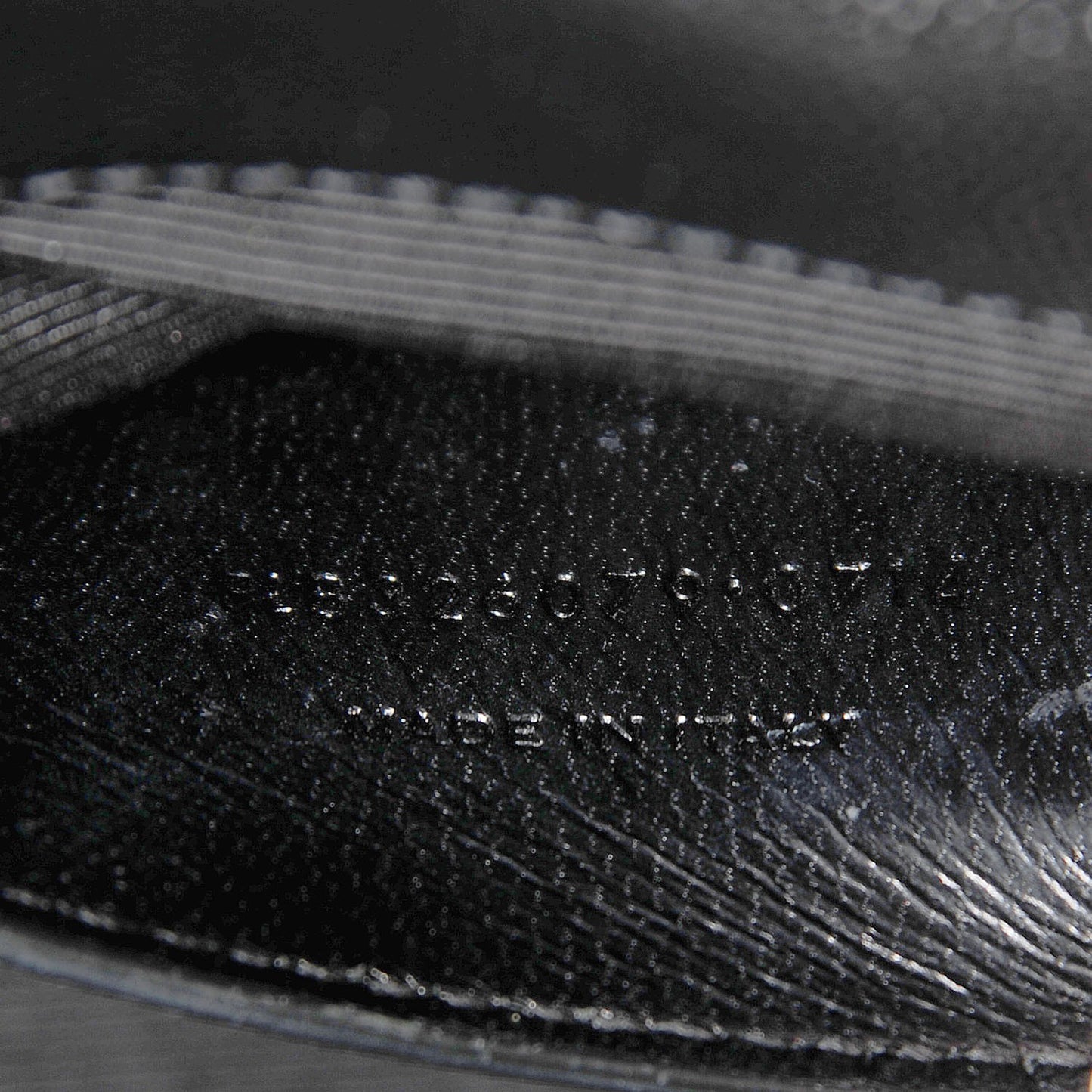 Grain De Poudre Classic Monogram Clutch Black