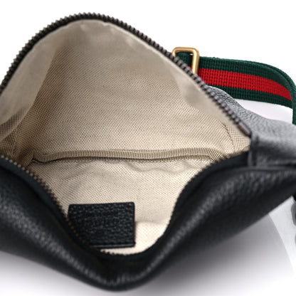 Gucci Grained Calfskin Small Logo Belt Bag Black 5 of 9