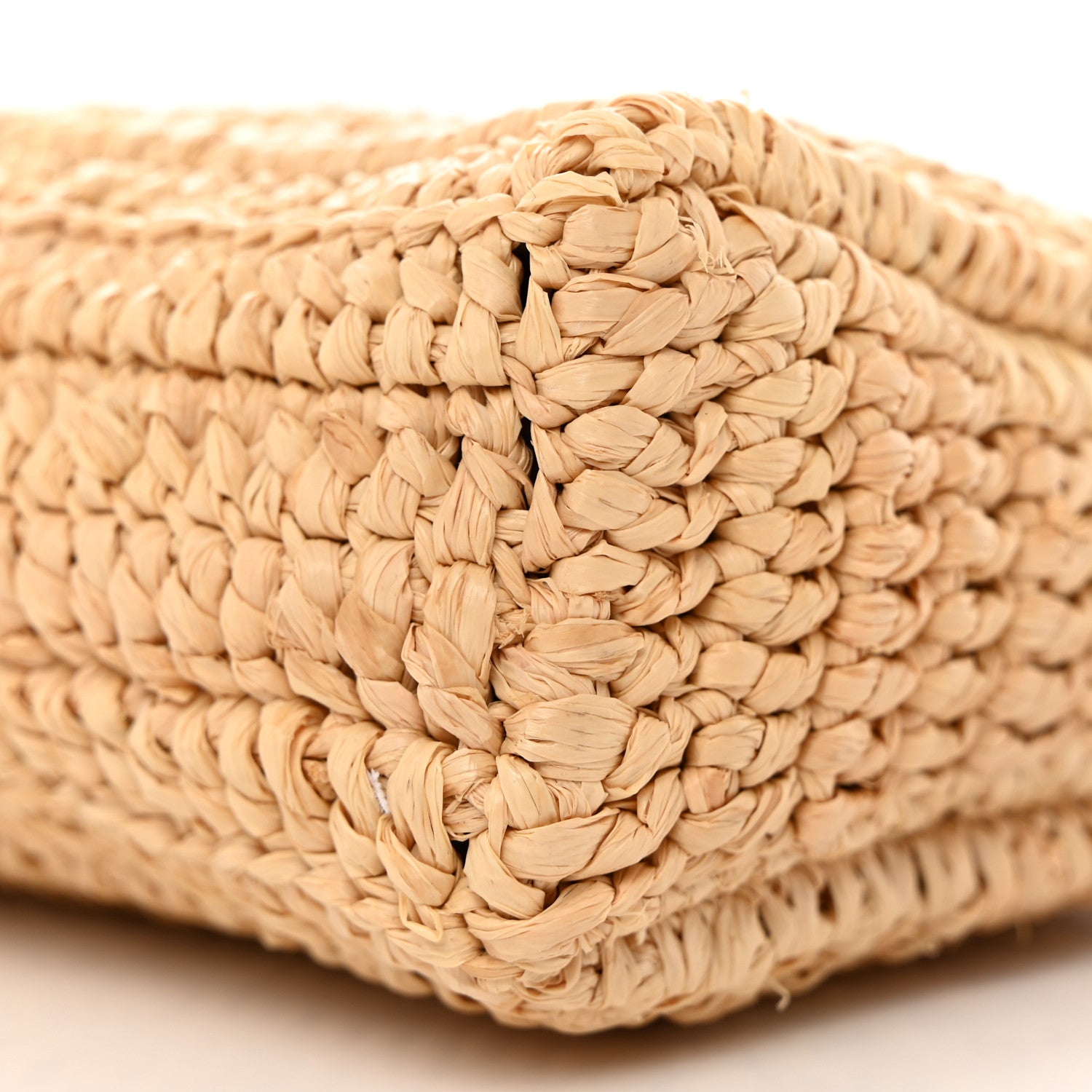 Saint Laurent Raffia Calfskin Gaby Crossbody Bag Natural Brick 10 of 10