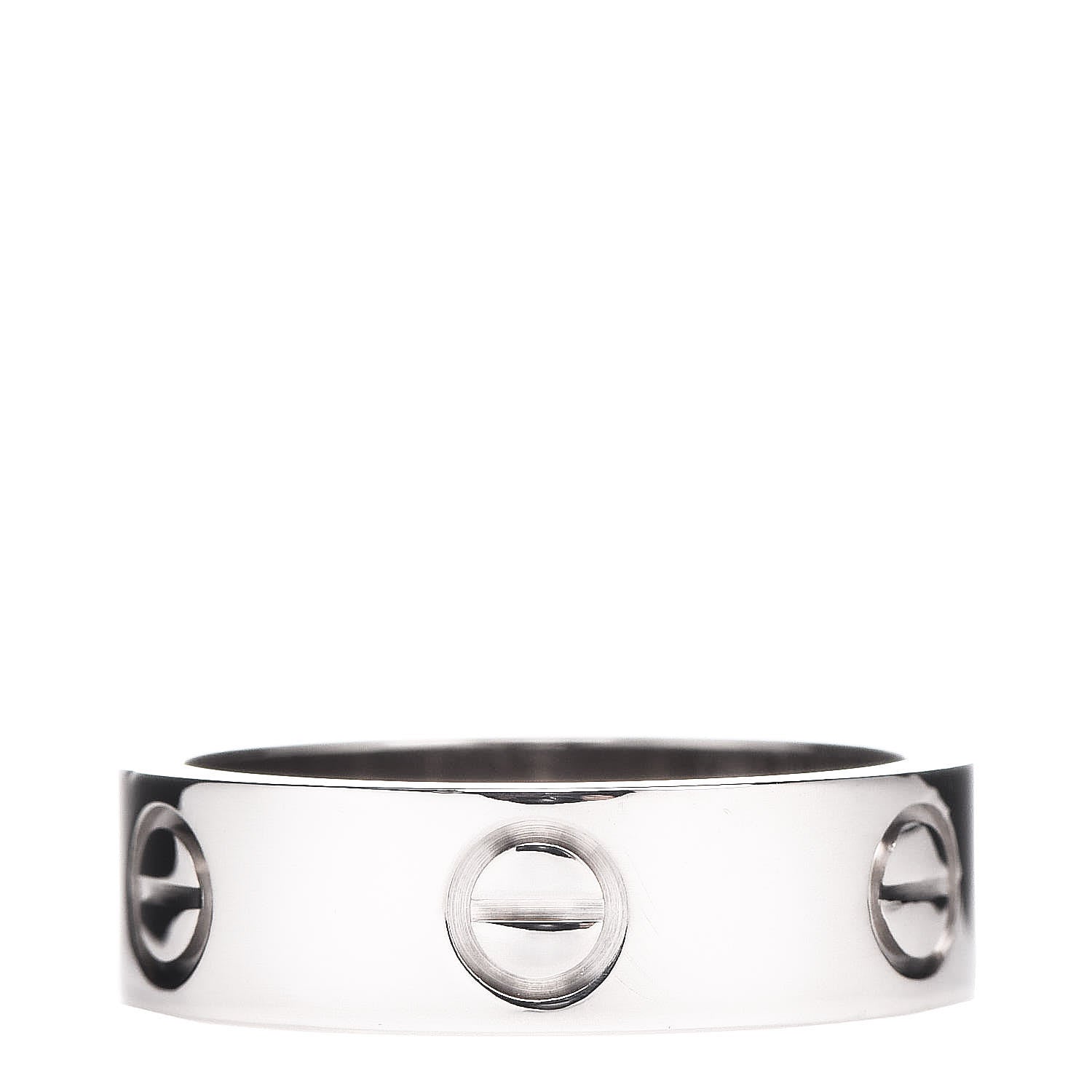 Cartier 18K White Gold 5.5mm LOVE Ring 52 6 3 of 5