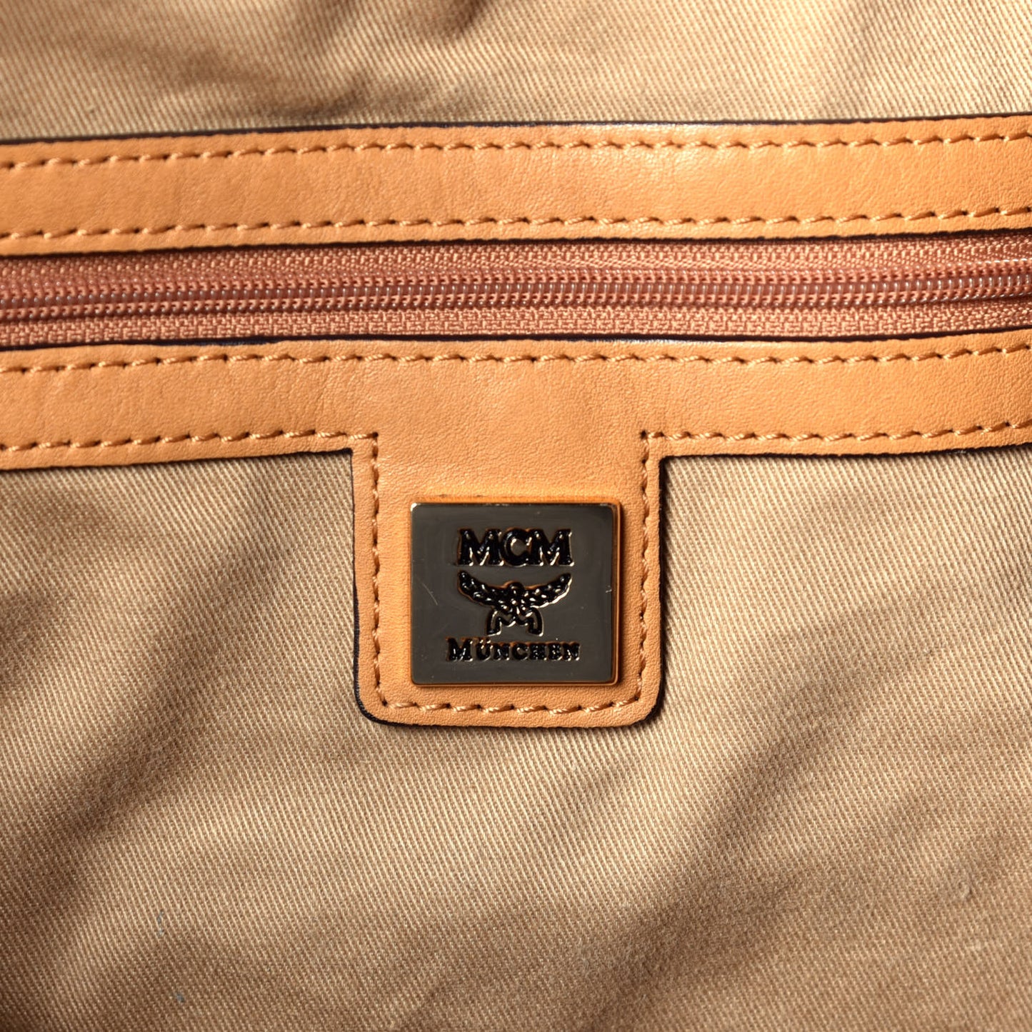 Visetos Drawstring Shopper Cognac