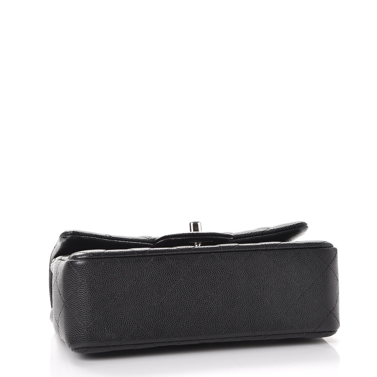 Caviar Quilted Mini Rectangular Flap Black