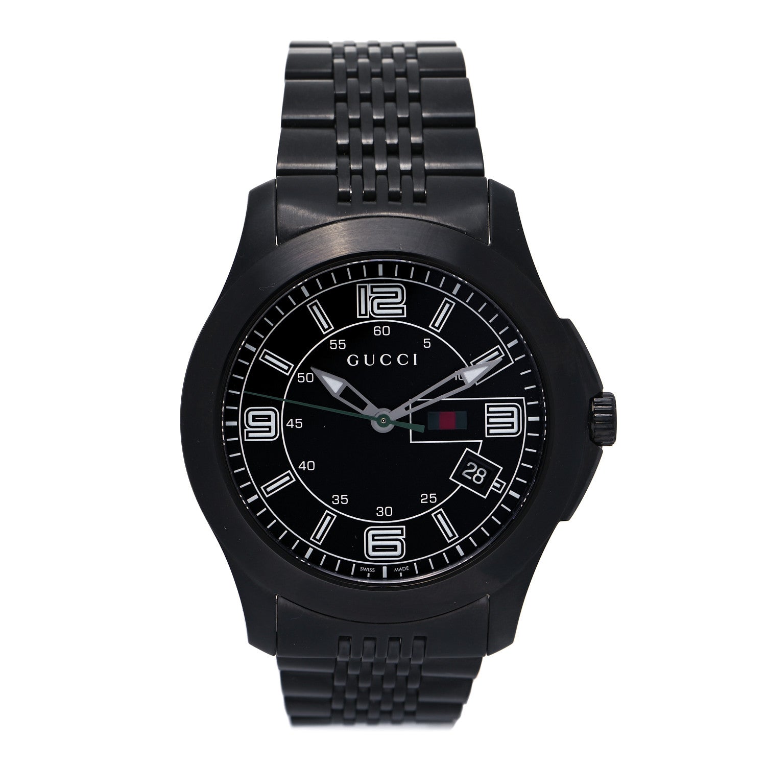 Gucci PVD Stainless Steel 44mm G-Timeless Quartz Watch Black 1 of 5