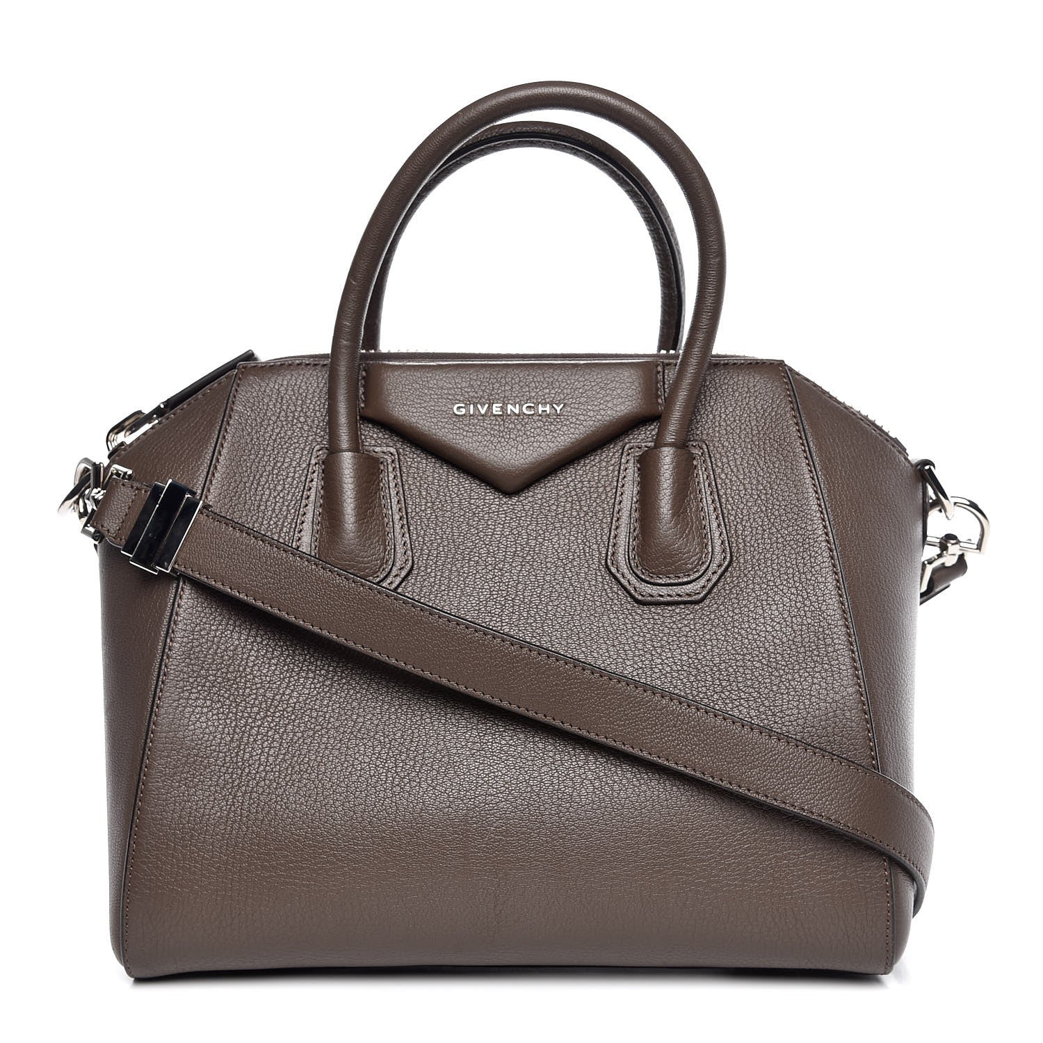 Givenchy Sugar Goatskin Small Antigona Heather Grey 1 of 10