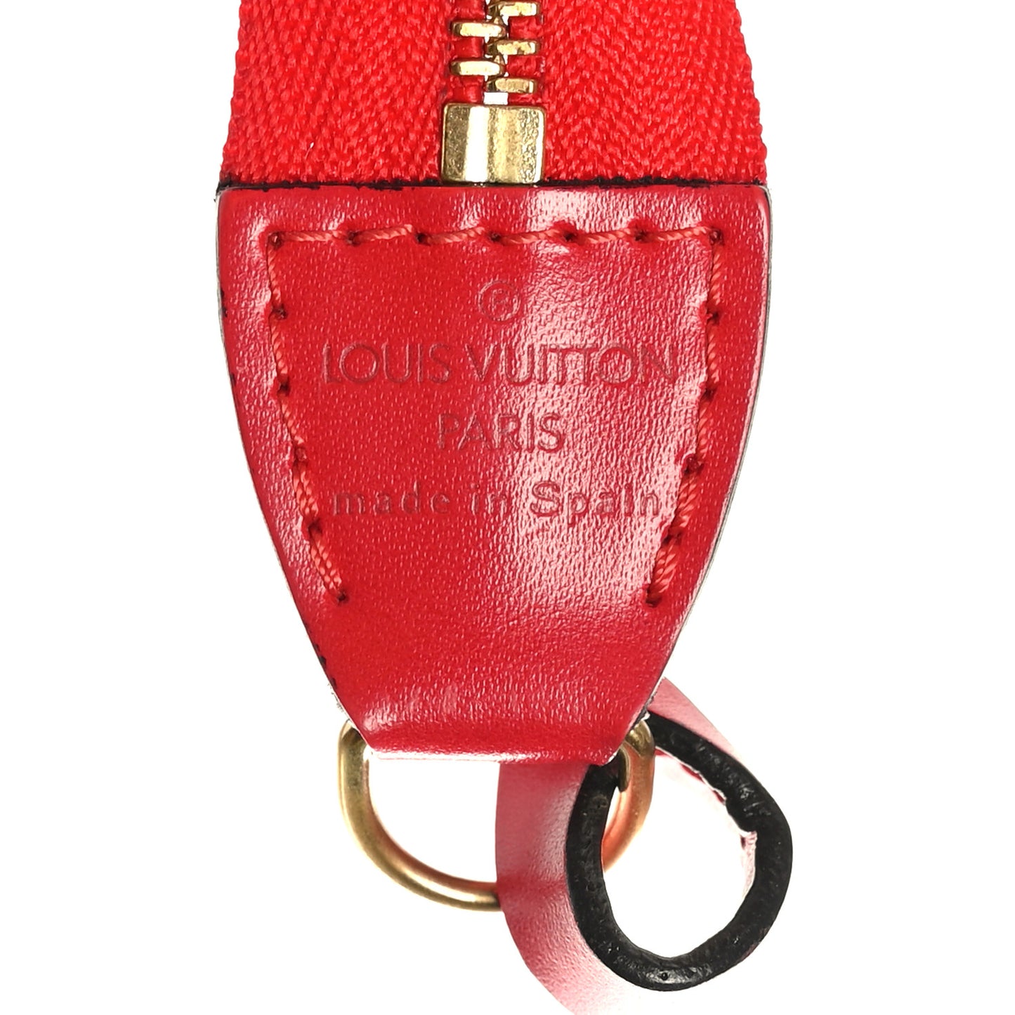 Epi Pochette Accessories 21 Castillan Red