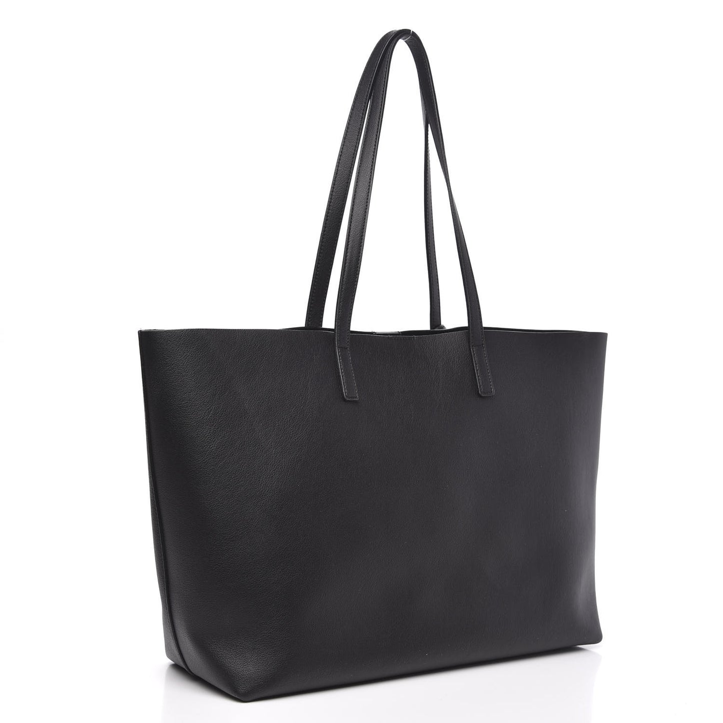 Calfskin Large Shopping Tote Black